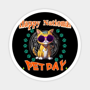 national pet day Magnet